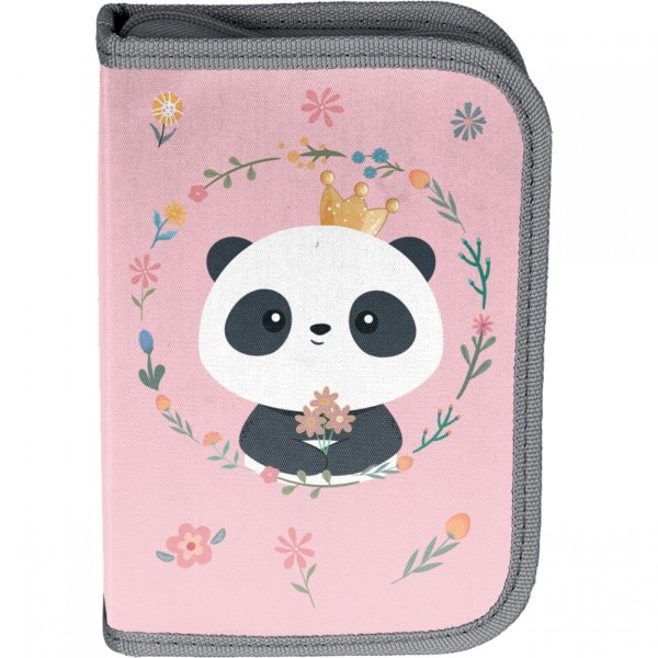 Piórnik Panda Szkolny Rozkładany Z Misiem Pandą [BR-P001-1BW]