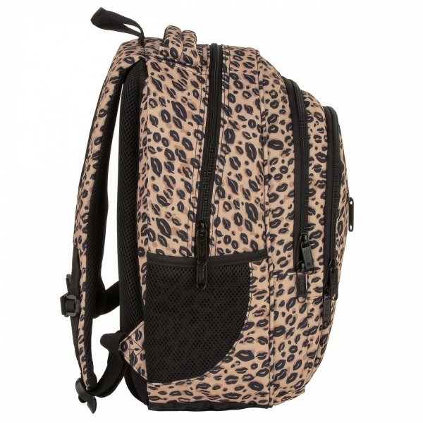 DZIEWCZĘCY PLECAK MŁODZIEŻOWY BACKUP SZKOLNY KOMPLET 3w1 PANTERKA USTA