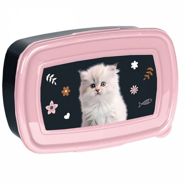 TORNISTER ZESTAW 5 ele DZIEWCZĘCY SZKOLNY Z KOTKIEM DO 1 KLASY KOTEK CATS