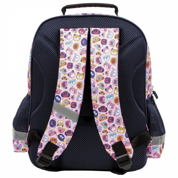 Ciemny Plecak dla Uczennicy Szkolny Komplet do klas 1-4 [PL15BCF40]