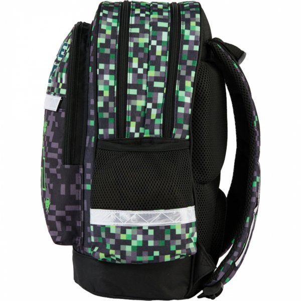 KOMPLET 5w1 GAMER PLECAK DLA CHŁOPAKA SZKOLNY PIKSELE GAMING GRA PIKSELE