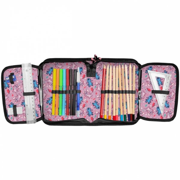 Piórnik STICH Paso Szkolny dla Dzieci z Wyposażeniem dla Dziewczynek Stitch