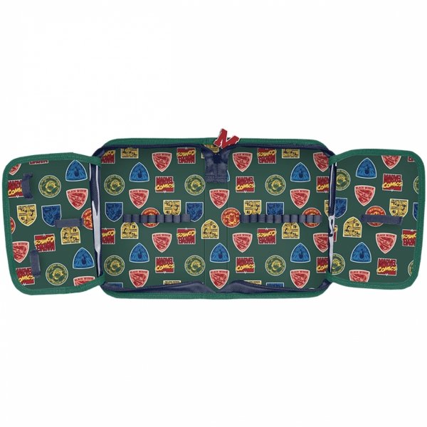 TORNISTER MARVEL COMICS SZKOLNY DLA CHŁOPAKA AVENGERS ZESTAW 3 ele. PASO