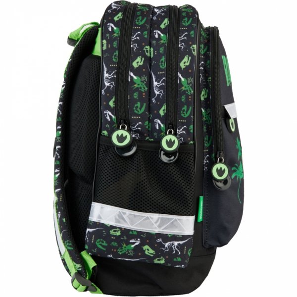 DINOZAURY PLECAK CHŁOPIĘCY SZKOLNY TYRANOZAUR DO PODSTAWÓWKI ZESTAW 5w1