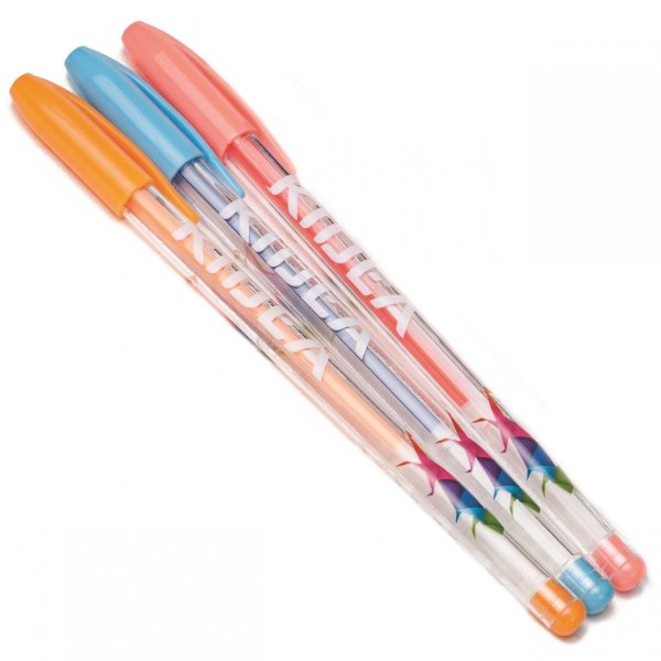 Długopisy Żelowe Fluorescencyjne 36 Kolory Kidea dla Dzieci [DZ36KA]