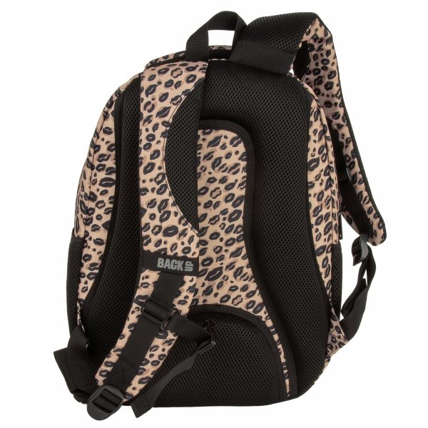 DZIEWCZĘCY PLECAK MŁODZIEŻOWY BACKUP SZKOLNY KOMPLET 3w1 PANTERKA USTA