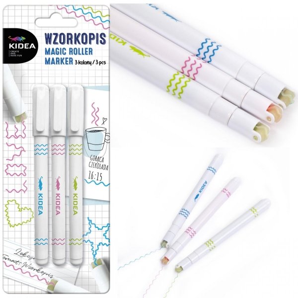 Wzorkopis 3 Kolory w Pisaku z Wzorkiem Kidea [WM3KKA]