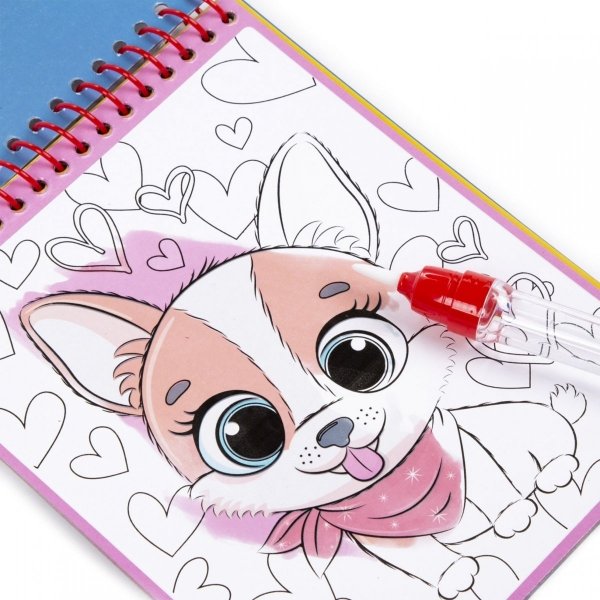 Magiczna Wielorazowa Kolorowanka Wodna Kidea z Pieskiem [MWKWBKA]