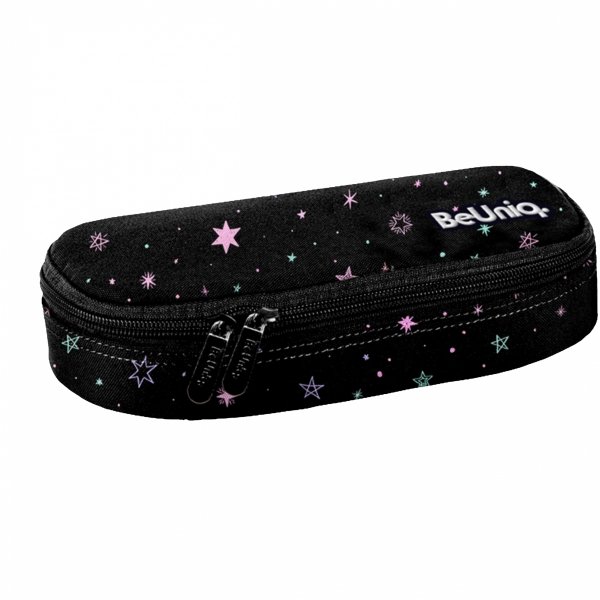 Gwiazdki Piórnik Czarny Szkolny Dziewczęcy Beuniq [BU23ZD-013]