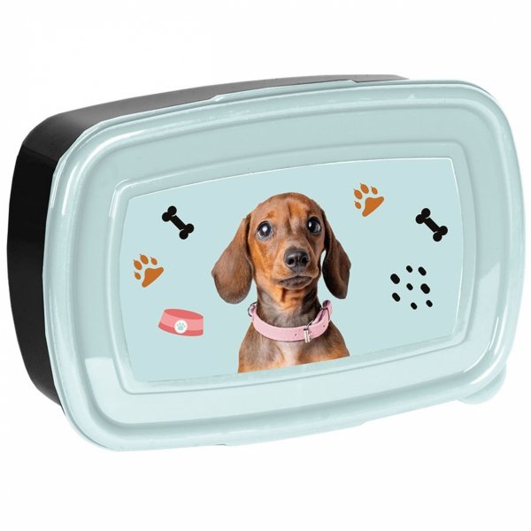 PLECAK PIESEK SZKOLNY POJEMNY DO 1-3 KLASY KOMPLET 5w1 DLA DZIEWCZYNY PIES