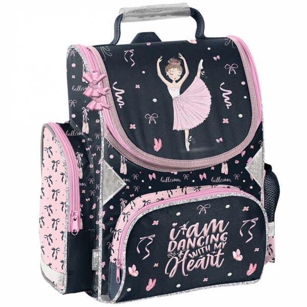 BALERINA TORNISTER SZKOLNY DO 1 KLASY BALETNICA DLA DZIEWCZYNEK ZESTAW 5el