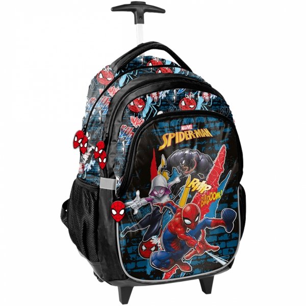 SPIDERMAN PLECAK NA KÓŁKACH DO SZKOŁY PODSTAWOWEJ MARVEL ZESTAW CHŁOPIĘCY