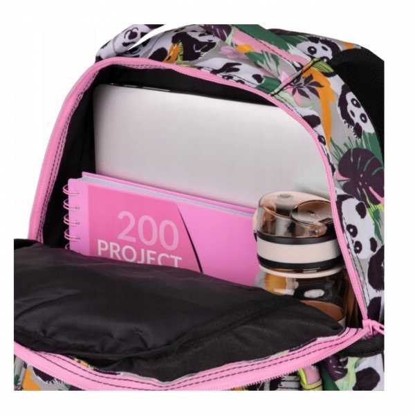 PANDA CP PLECAK COOLPACK SZKOLNY ZESTAW 5w1 DLA DZIEWCZYNKI MIŚ PANDA GANG