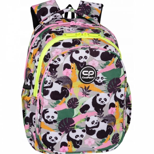 MIŚ PANDA CP PLECAK COOLPACK SZKOLNY ZESTAW 5w1 DLA DZIEWCZYNKI PANDA GANG