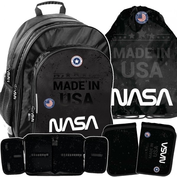 Szkolny Plecak dla Chłopaków Czarny do Podstawówki [PP23SA-090]