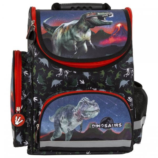 Tornister Tyranozaur Chłopięcy Zestaw Szkolny Dinozaur [TEMBDN17]