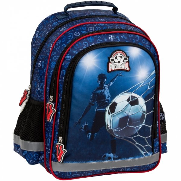 PLECAK PIŁKARSKI ZESTAW 5w1 DLA CHŁOPAKA SZKOLNY DO PODSTAWÓWKI FOOTBALL