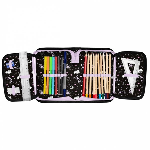 KOTKI PIÓRNIK Z WYPOSAŻENIEM Z KOTKIEM SZKOLNY DLA DZIEWCZYNEK KOTEK CATS