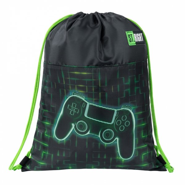 GAMER PLECAK ST.RIGHT SZKOLNY GAME ZESTAW 5w1 GRY DLA CHŁOPAKÓW GAMEPAD