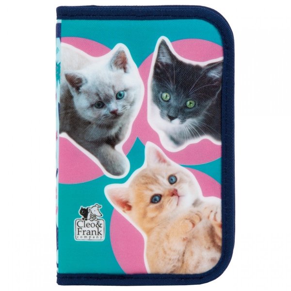 Kot Piórnik z Wyposażeniem Szkolny dla Uczennicy z Kotkami [PWJCF37]