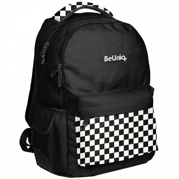  SZACHOWNICA CZARNY PLECAK Beuniq MŁODZIEŻOWY SZKOLNY SPORTOWY KRATA 