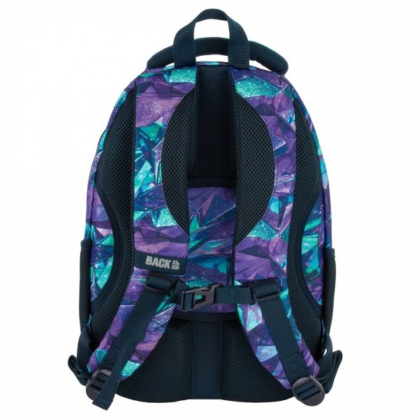 SZKOLNY PLECAK BACKUP MŁODZIEŻOWY ZESTAW 5w1 DLA DZIEWCZYNY 4 kom. CRYSTAL