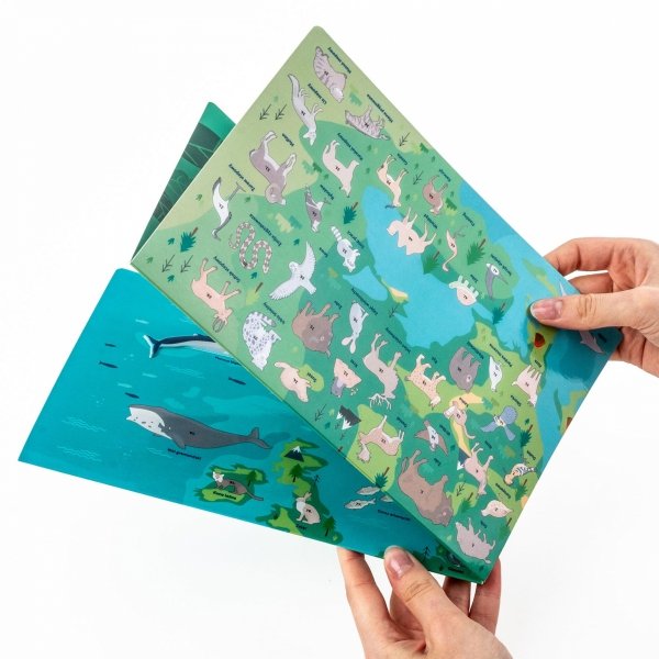 WYKLEJANKA ZWIERZĘTA EUROPY GRA GDZIE ONE ŻYJĄ KIDEA