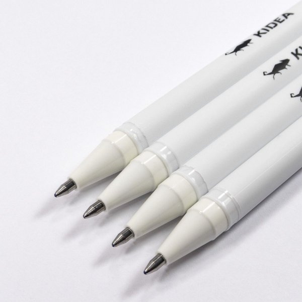 Długopis Wymazywalny Ścieralny z Gumką Kidea Zwierzaki Pastelowe [DWKA]