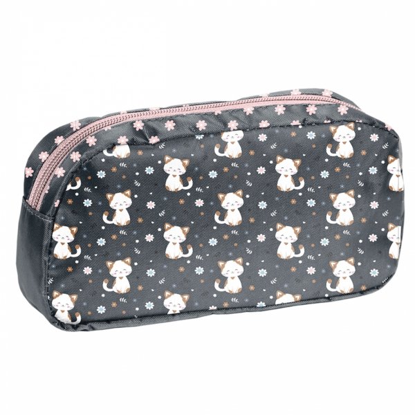 KOTEK PLECAK SZKOLNY ZESTAW 5w1 DZIEWCZĘCY DO PODSTAWÓWKI KOTKI CATS PASO