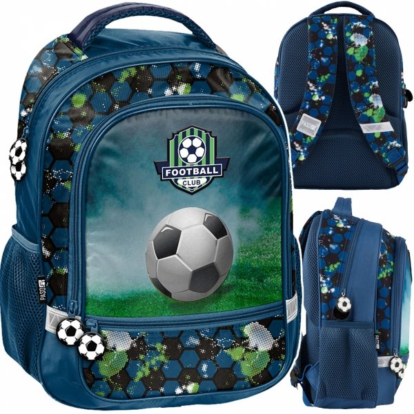 Piłka Nożna Plecak Szkolny do Podstawówki do klas 1-4 dla Chłopaka FootBall