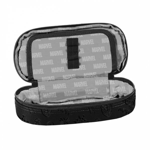 SPIDER-MAN PIÓRNIK CZARNY ETUI SZKOLNY Z KLAPKĄ MŁODZIEŻOWY BeUniq SASZETKA