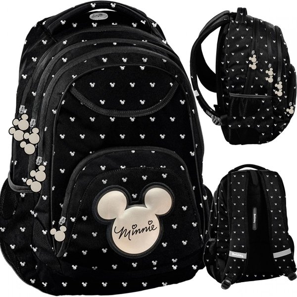 Myszka Minnie Plecak dla Dziewczyny Czarny BeUniq [DIBL-2708]