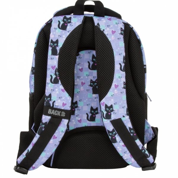 CATS KOMPLET 5ele SZKOLNY PLECAK MŁODZIEŻOWY BACKUP Z KOTKAMI SZKOLNY KOTEK