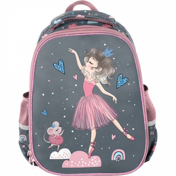 Dziewczęcy Plecak Szkolny Premium Paso Komplet 5w1 [PP23BA-565]