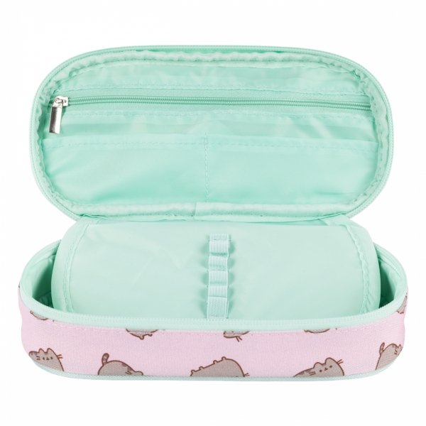 PUSHEEN PINK KOMPLET 5w1 MAJEWSKI DLA DZIEWCZYNEK PLECAK KOT KOTKI