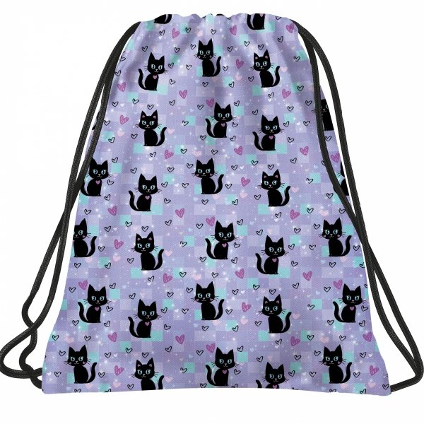 PLECAK SZKOLNY KOTY MŁODZIEŻOWY BACKUP Z KOTKIEM CATS SZKOLNY KOMPLET 3w1