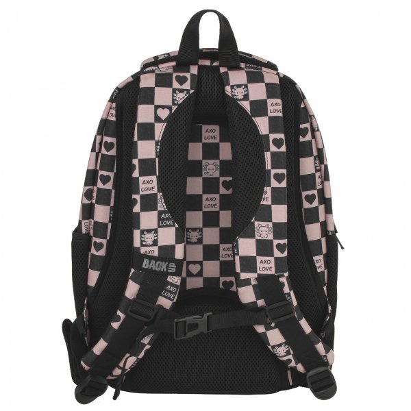 PLECAK MŁODZIEŻOWY BACKUP SZACHOWNICA DLA UCZNIÓW SZKOLNY KOMPLET 5ele