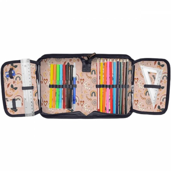 PIÓRNIK Z WYPOSAŻENIEM Z KONIEM SZKOLNY DLA DZIEWCZYNEK KOŃ KONIE HORSE