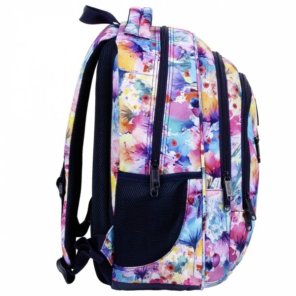 KWIATOWY ZESTAW 5w1 PLECAK MŁODZIEŻOWY BACKUP DLA DZIEWCZYNY KWIATY