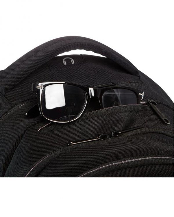 Czarny Plecak CoolPack Cp Młodzieżowy z Napisem SILVER [A22118]