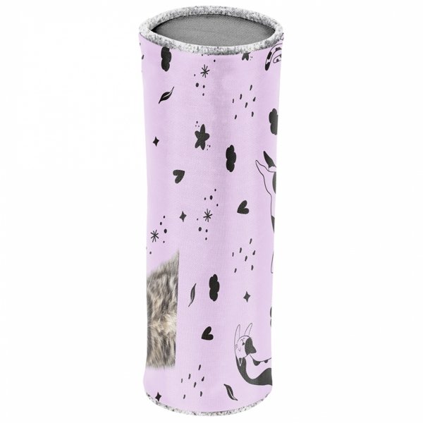 PLECAK SZKOLNY Z KOTKIEM DLA DZIEWCZYNY DO 1 KLASY KOMPLET 3w1 KOTEK PASO