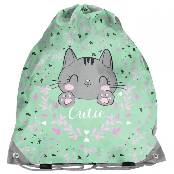 Dziecięcy Plecak dla Dziewczyny Kotek Kot Zestaw 5w1 [PP21CA-116]