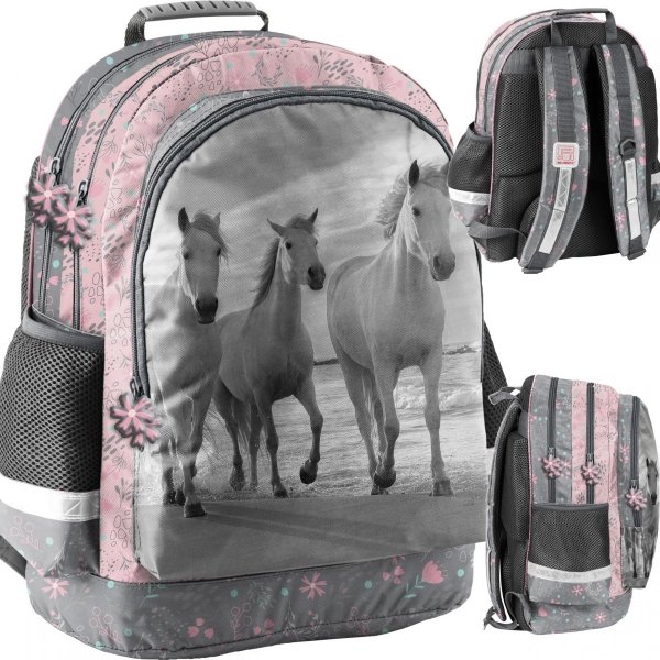 Konie Plecak Szkolny dla Dziewczyny Paso Koń [PP21HO-116]