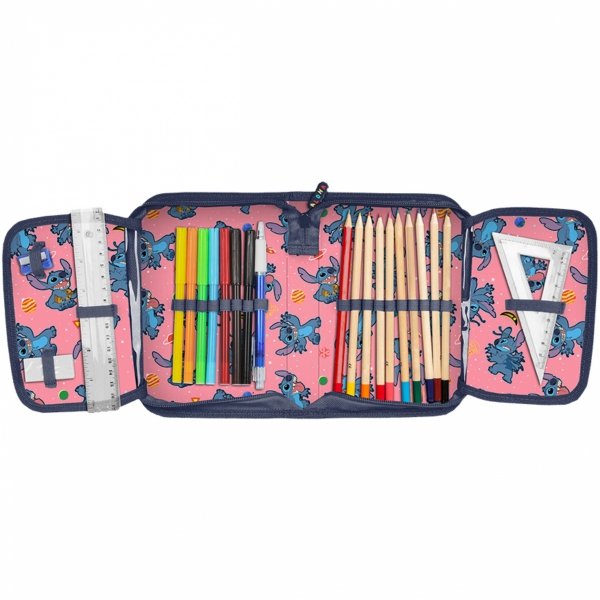 STITCH KOMPLET 5w1 PLECAK DO SZKOŁY PODSTAWOWEJ DZIEWCZĘCY DO KLAS 1-4