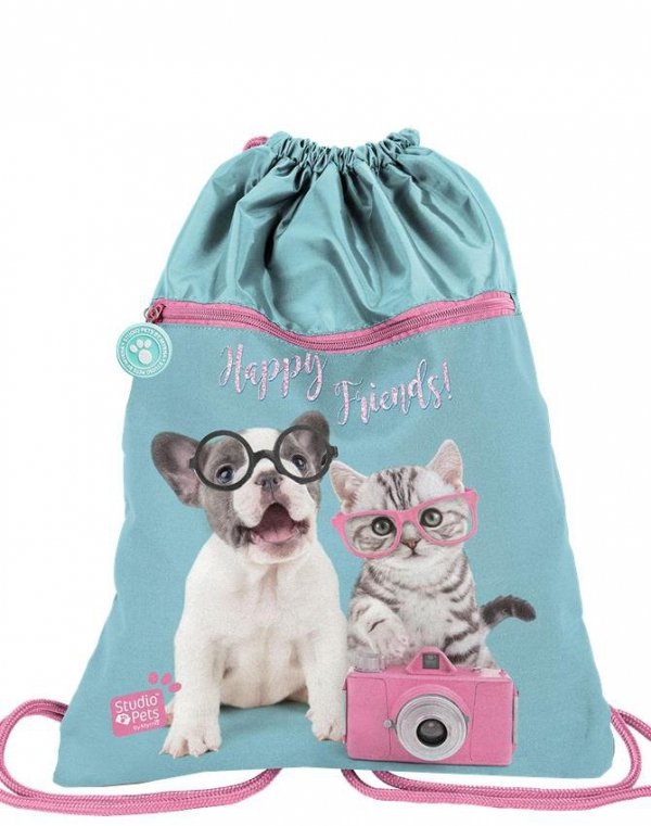 Plecak Kot Pies Szkolny dla Dziewczyny Komplet [PTK-181]