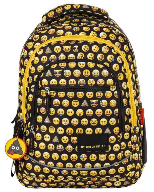 Plecak Emoji Szkolny Młodzieżowy dla dziewczyny [PLB2XEM86]