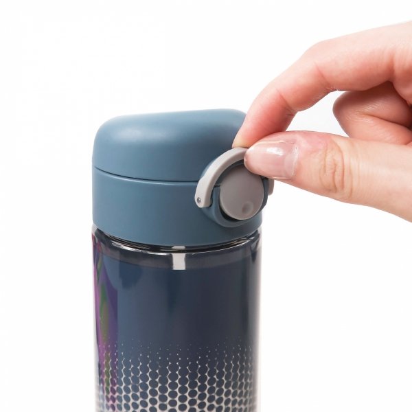 BIDON FREE BPA BACKUP 600ml MŁODZIEŻOWY NIEBIESKI BUTELKA NA WODĘ GRANATOWA