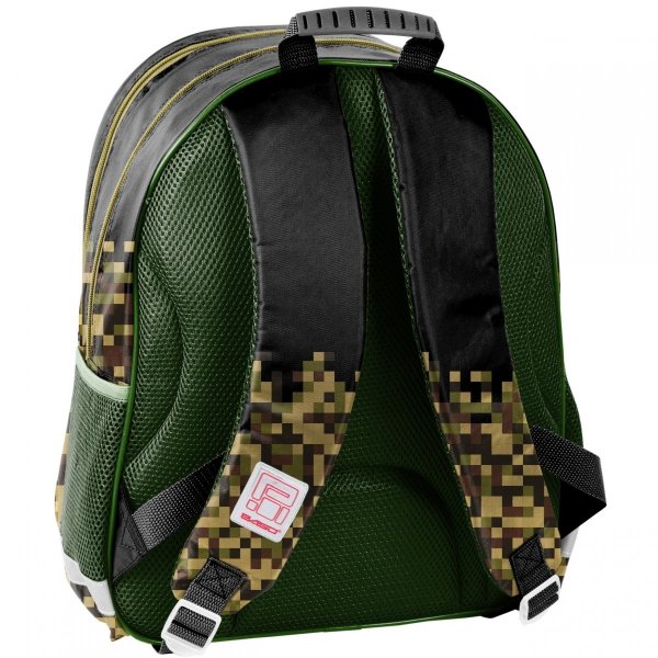Komplet 6w1 Plecak Do Szkoły Gra Minecraft Pixele [PP21GM-090]