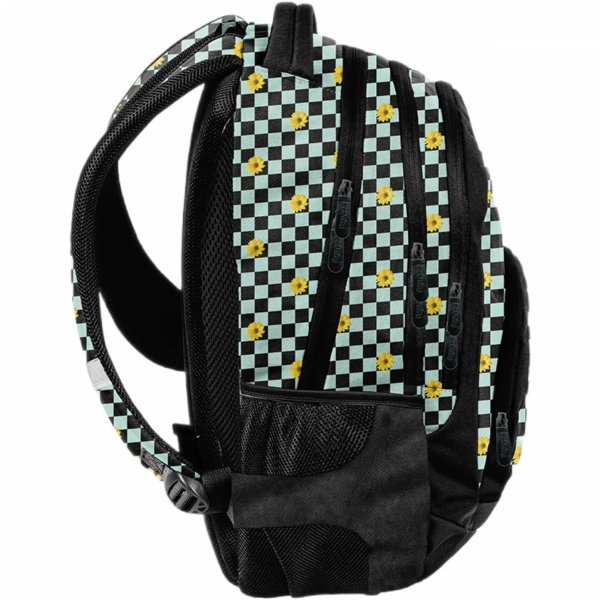 SZACHOWNICA PLECAK SZKOLNY BeUniq MŁODZIEŻOWY DLA DZIEWCZYNY MIĘTOWY