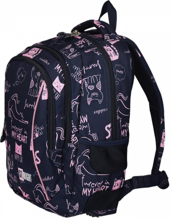 Młodzieżowy Plecak St.Right Majewski z Kotkiem Kot [BP26]